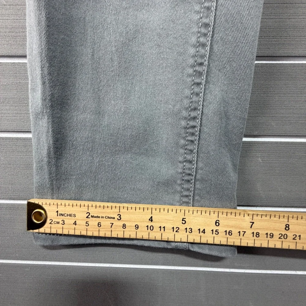 Outpost Makers Slim Straight Grey Jeans Mens 30x32 Stretch Denim Pants‎